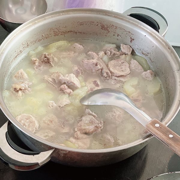 #114 大黃瓜貢丸湯 : 대인一起做