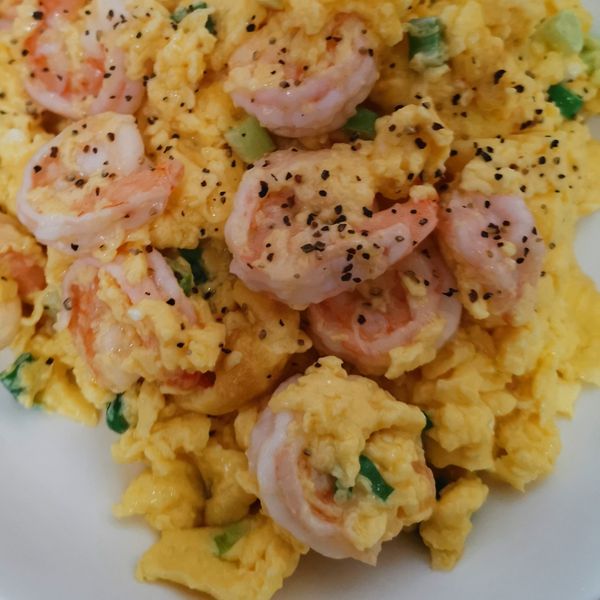 滑蛋蝦仁 : 雅寶一起做