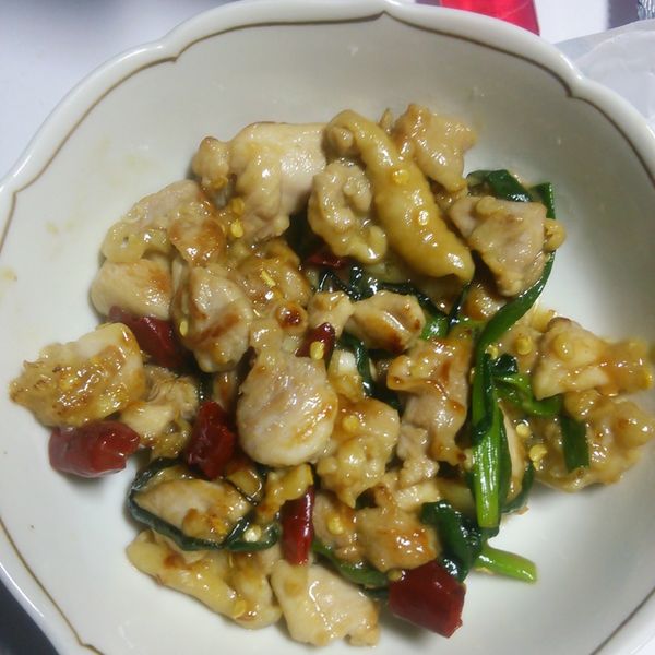 蔥爆雞丁 : saya一起做