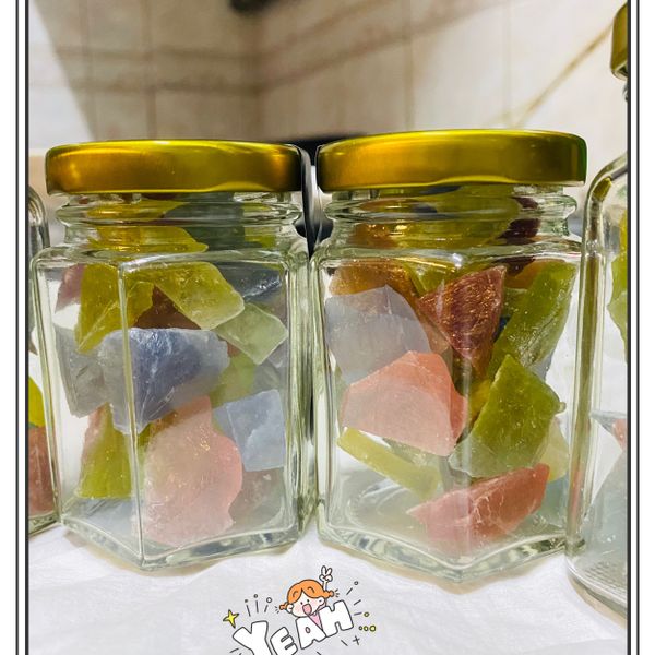 琥珀糖  彩虹 我家的琥珀糖 色素使用 : 王玉綺一起做