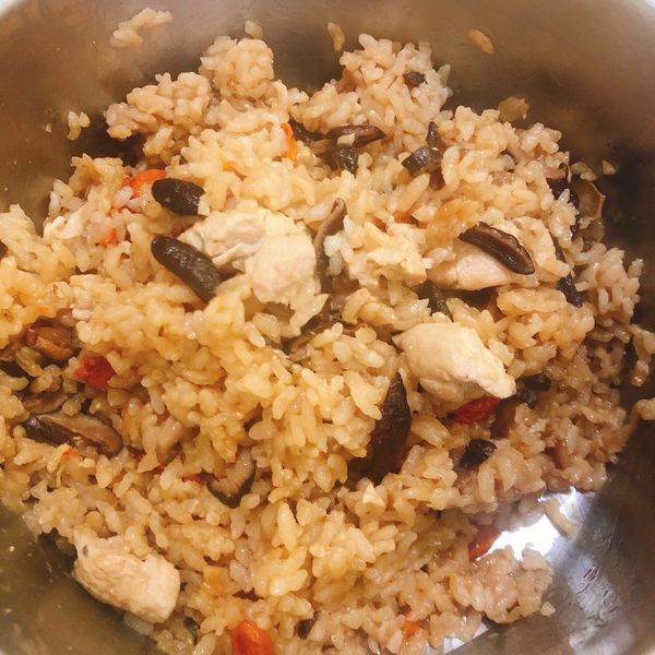 素食香菇炊飯 : Corrine Lin一起做