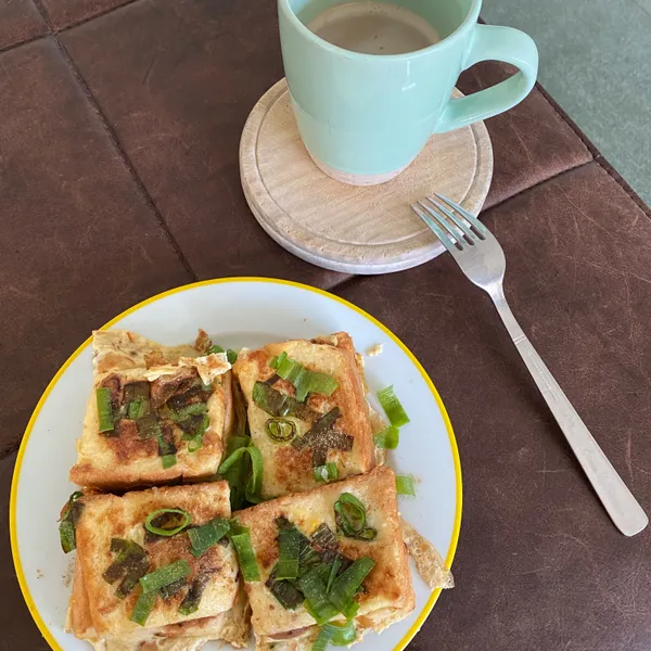 台式法國吐司-肉鬆版( 影片 )：Andrea 一起做