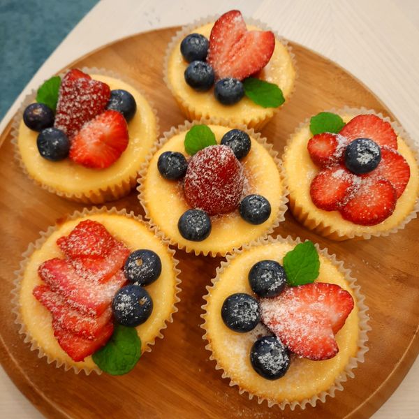 迷你乳酪蛋糕 【超容易食譜】 : Lydia Yang一起做