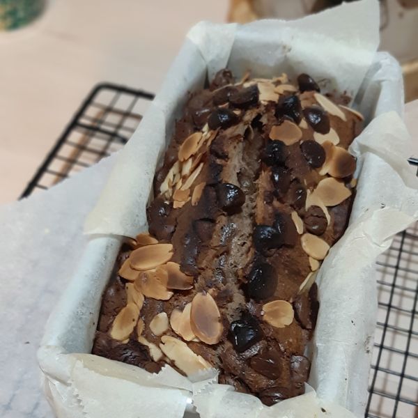 香蕉巧克力磅蛋糕 : hazelv一起做