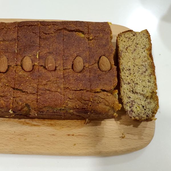 低醣無澱粉香蕉蛋糕 : angel一起做