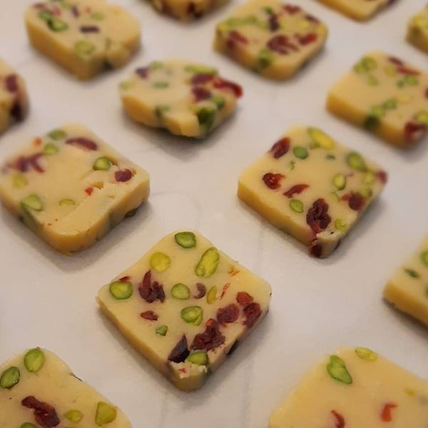 蔓越莓開心果餅乾：佳玲 一起做