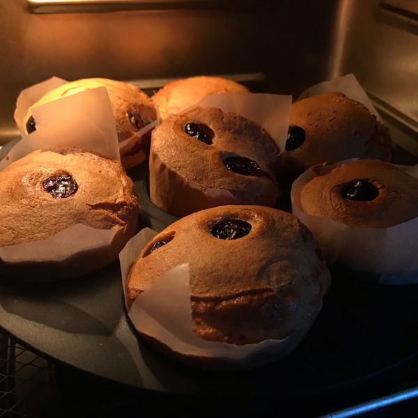 藍莓奶油乳酪馬芬 Blueberry cream cheese muffins : Kevin一起做