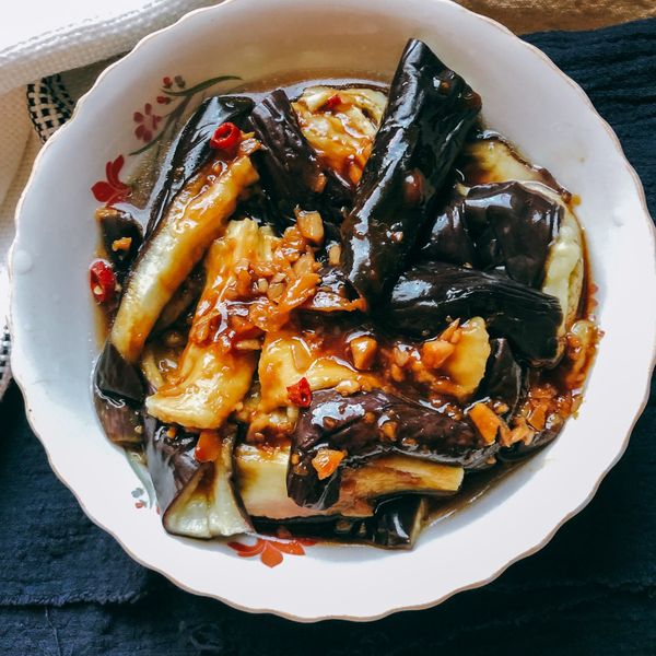 蒸茄子:蜜斯Ann的美食日記 一起做