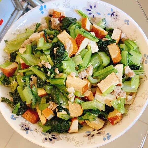 ♥️雪裡紅炒肉末 : Sendy Zhang一起做