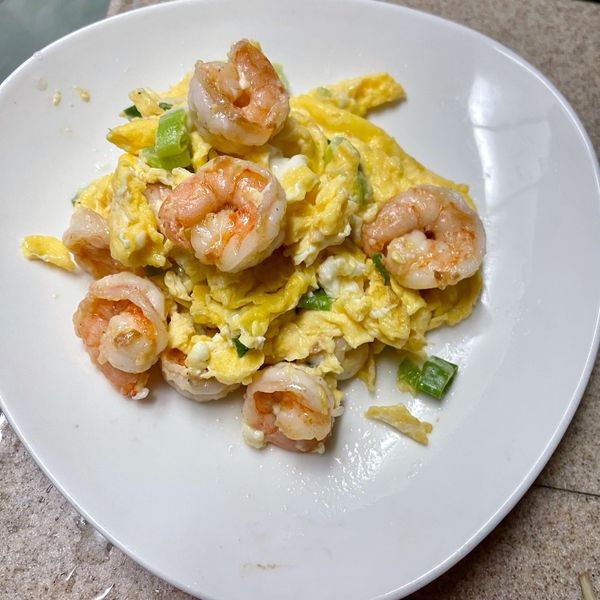 蝦仁炒蛋 : 楊小萍一起做