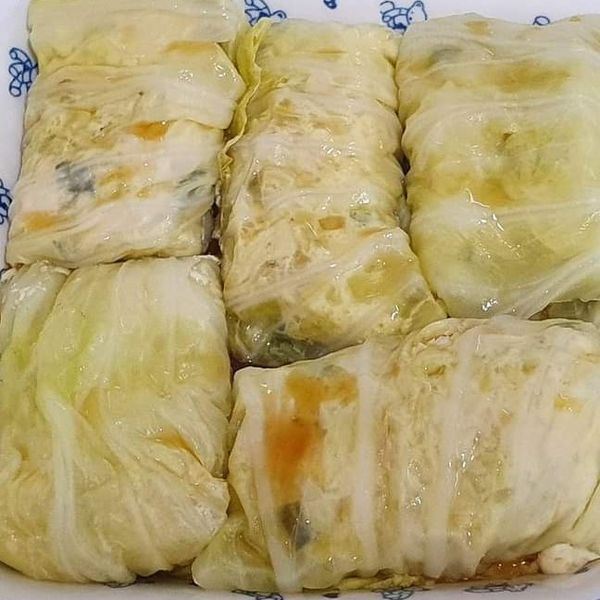 高麗菜雞胸肉捲💐低碳好美味喲😚：Happy Nao 一起做