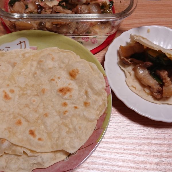 墨西哥捲餅皮 : 咪咪一起做