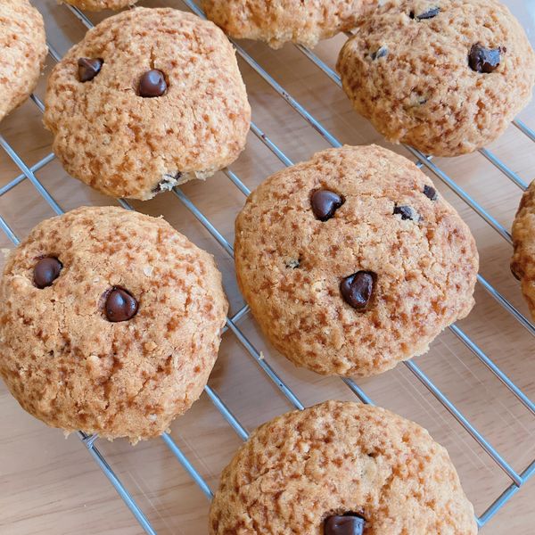 巧克力豆燕麥軟餅乾 (新手必學） : Lau Sandy一起做