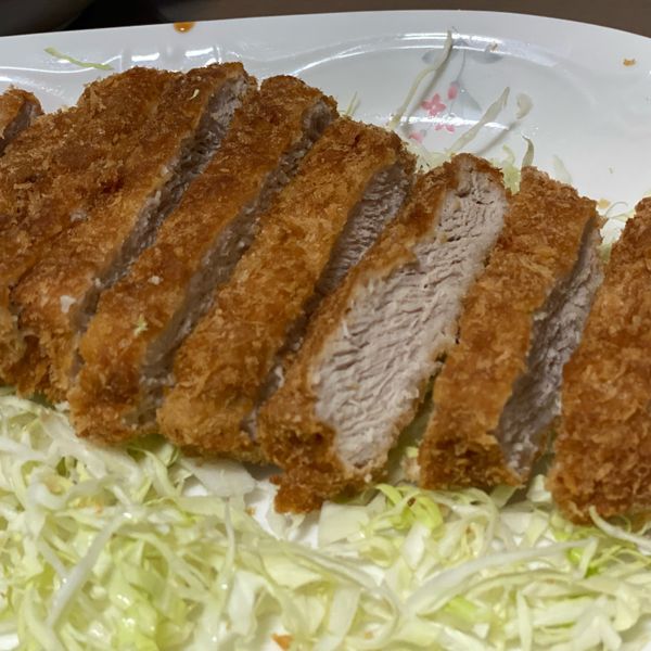 炸樸活豬里肌肉排：豌豆酥 一起做