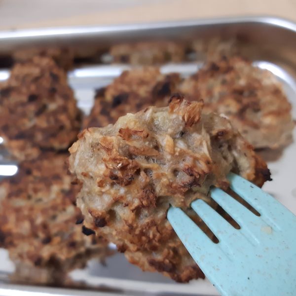 香蕉燕麥餅乾 : 阿嘎一起做