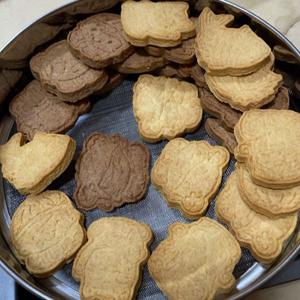 壓模餅乾（氣炸鍋） : 周花花一起做