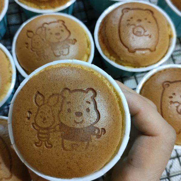 原味戚風杯子蛋糕 : 江妙妙一起做