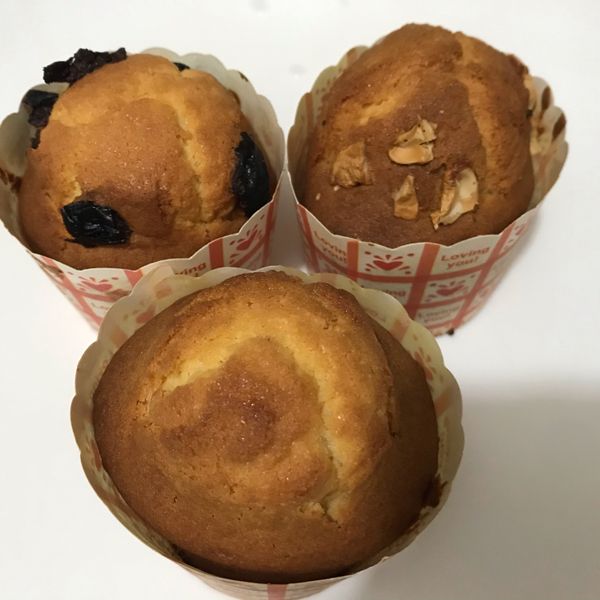 零失敗巧克力豆馬芬蛋糕(鬆餅粉):Chi Huang 一起做