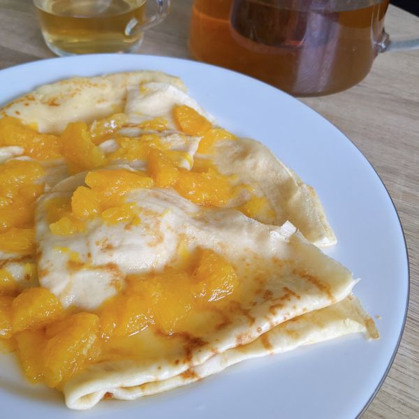 橙汁法式煎薄餅 : 中女初心廚房一起做