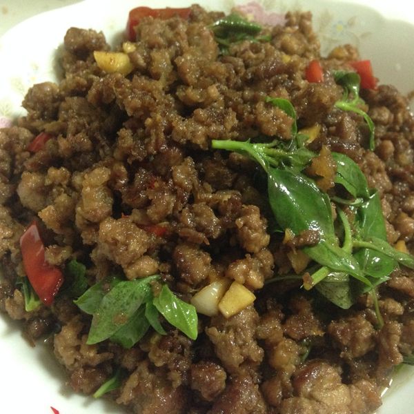 扒完三碗飯! 泰式打拋豬 食譜 : Duffy Hsu一起做