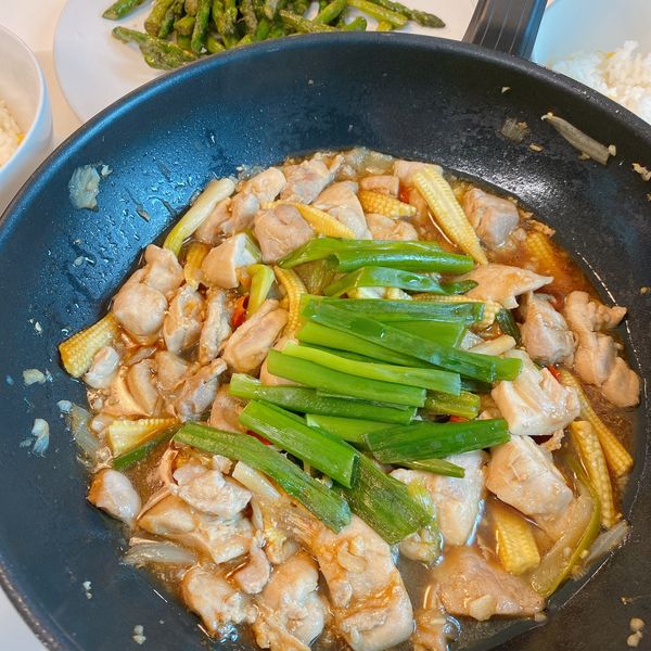 蔥燒去骨雞腿 : Merolline一起做