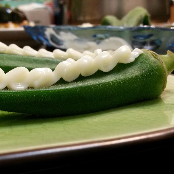 [桂冠夏至涼拌]秋葵拌芙蓉：Jane Wang 一起做