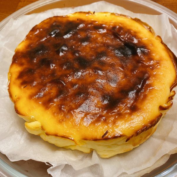 巴斯克焦香乳酪蛋糕。減糖不甜版 : Jyn一起做