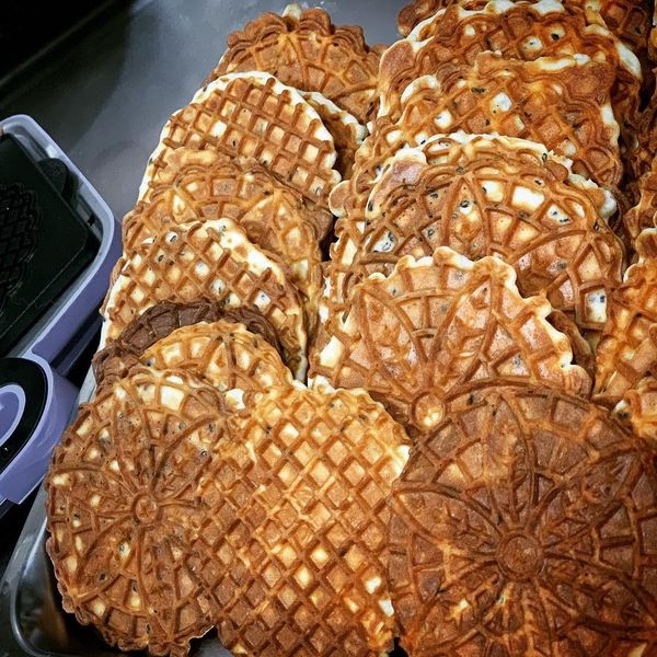 鬆餅機 蕾絲餅乾 極度酥脆版～純蛋白配方：曾joy 一起做