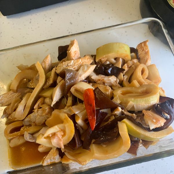 桂竹筍燜木耳絲【7】：Crystal J. Chen 一起做