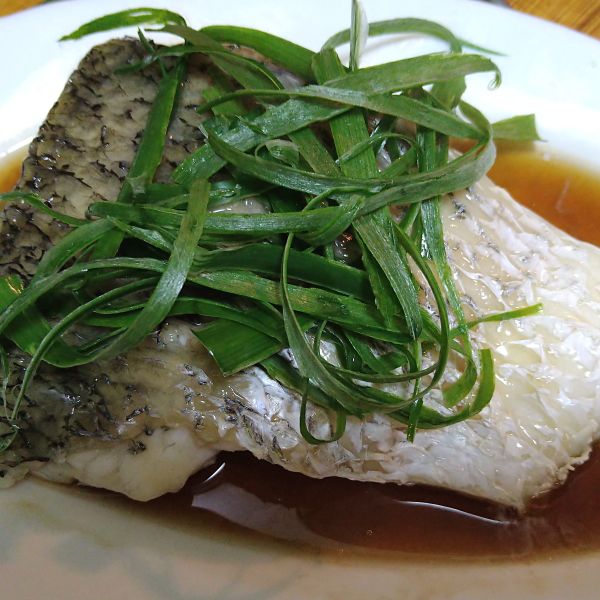清蒸鱸魚片：YL Wang 一起做