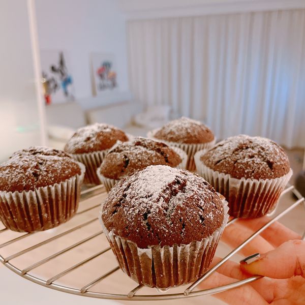 香濃巧克力瑪芬：yijie 一起做