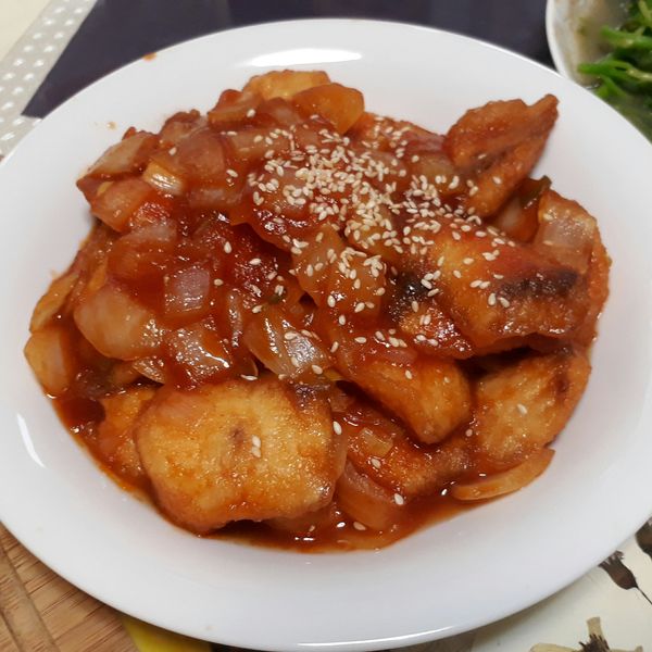 糖醋魚片 : 琬婷一起做