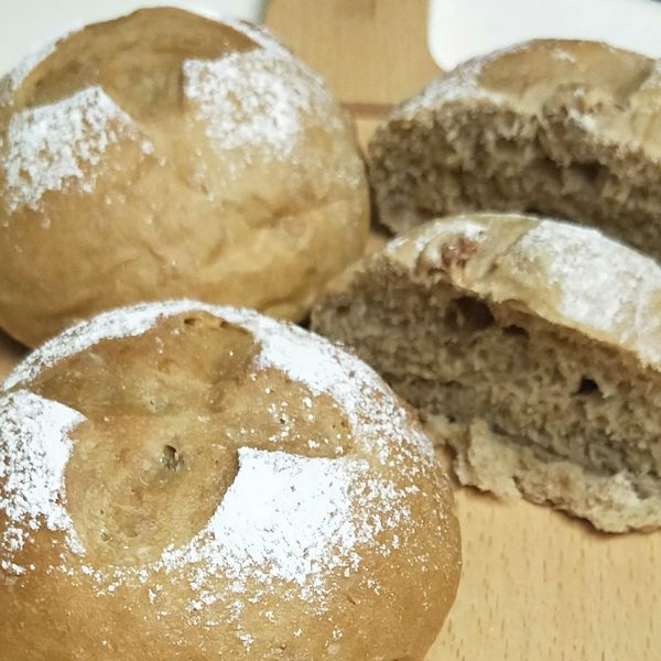 黑糖無花果核桃餐包 : Caroline Chou一起做