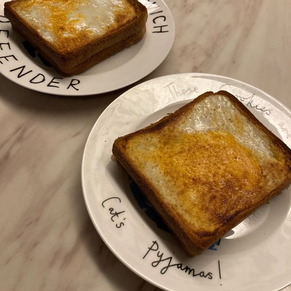 烤蛋吐司：倍 一起做