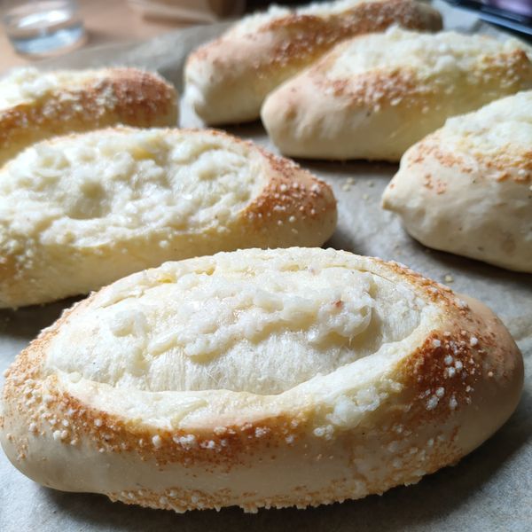 蒜香麵包 : sally一起做