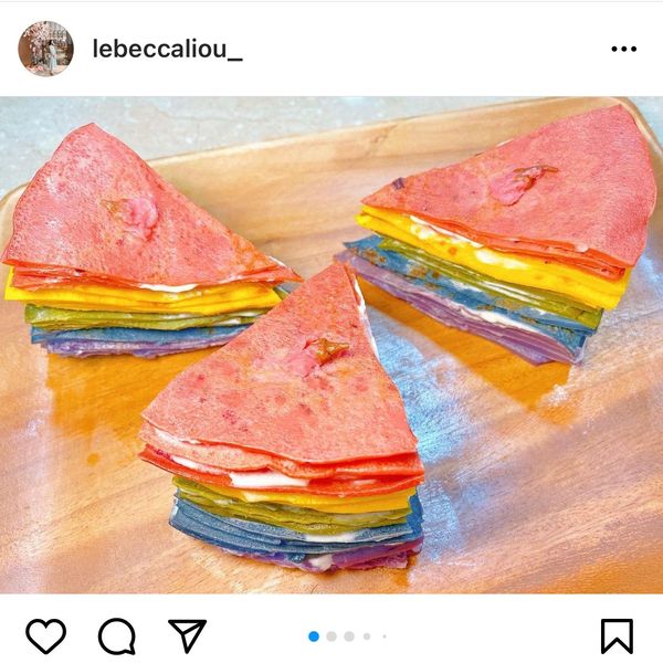 彩虹千層蛋糕（2/28更新） : Lebecca Liou 一起做