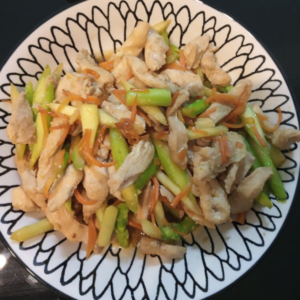 ㊙️激推！蘆筍炒雞柳 : Emily Tang一起做