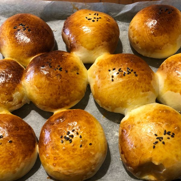 紅豆麵包  (自製紅豆沙)：蕙 一起做