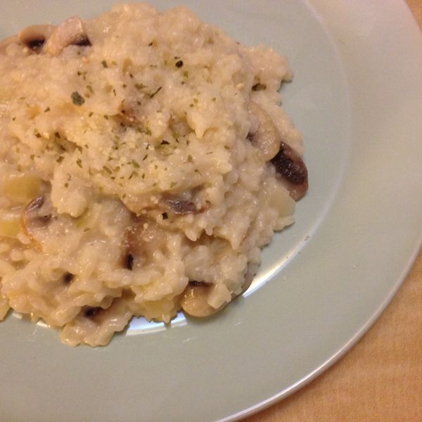 起司野菇燉飯 : Annivia Chiu一起做