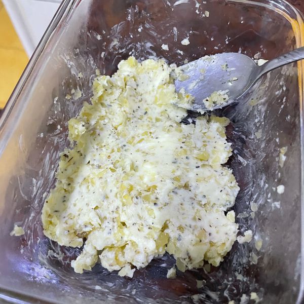 奶油大蒜抹醬 : 貝貝一起做