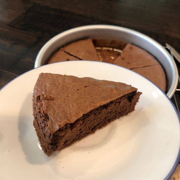 巧克力戚風蛋糕（6吋減糖配方） : Mrs.Cram kitchen一起做