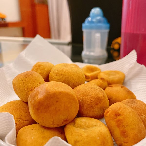 《氣炸系列》地瓜球 : 勛寶麻一起做