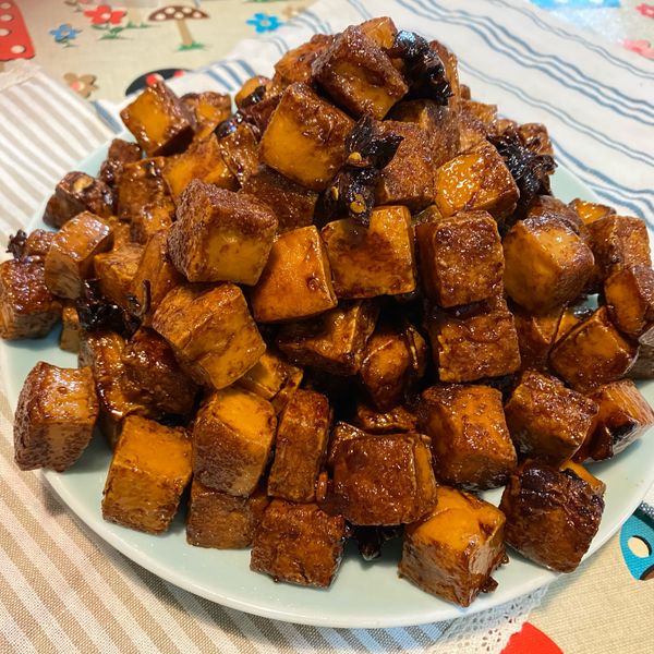 蜜汁豆干 : 米寶/米霏馬麻一起做