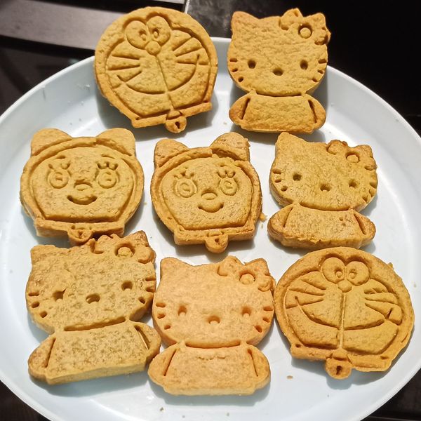 壓模餅乾（氣炸鍋） : Hsin-i Wang一起做