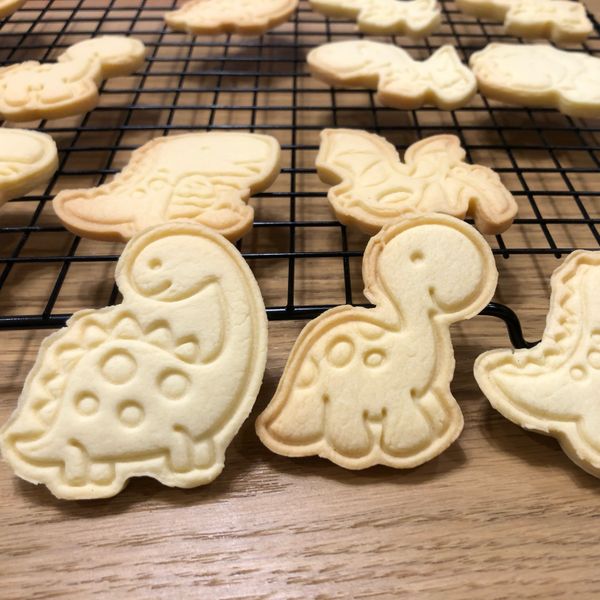 親子壓模餅乾 : Suihoa一起做