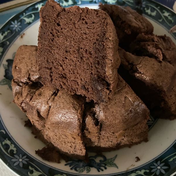 巧克力戚風蛋糕（6吋減糖配方） : 楊嘉誼一起做