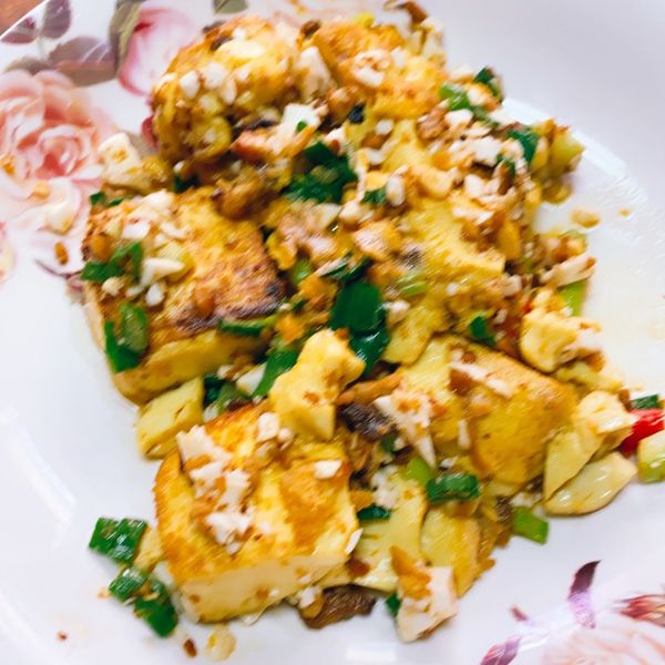 金沙雞蛋豆腐 : YiJie Lin一起做