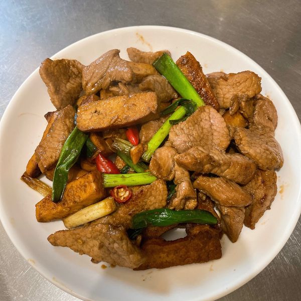 【粉豬兒】豆乾炒肉絲：Mandy Lin 一起做