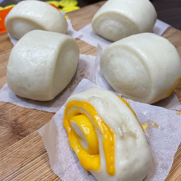 起司鮮奶饅頭 壓麵機 : Jean一起做