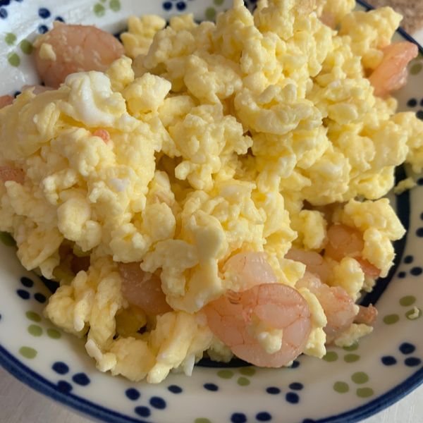 好下飯!嫩蛋炒蝦仁【藍鑽蝦】 : Cherry Huang一起做